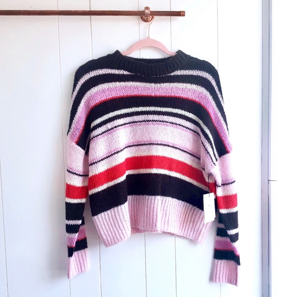 Something Navy Sweaters - NWT Something Navy Striped Sweater
